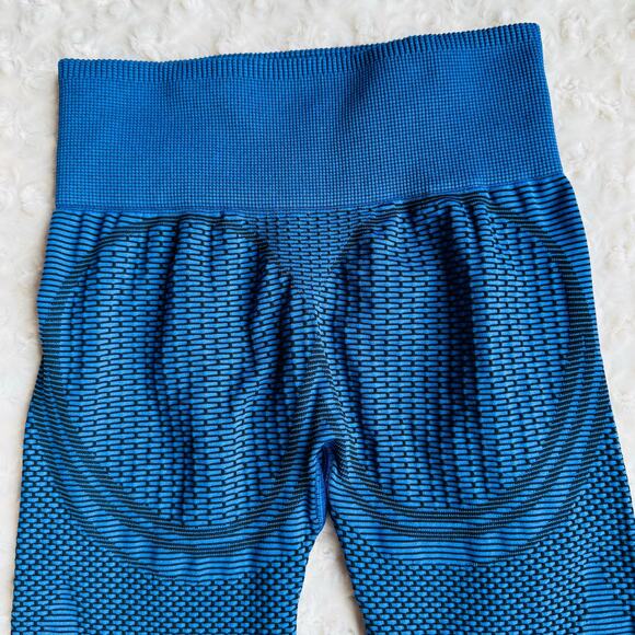 Gymshark Sport Seamless Breathable High Waisted Force Blue Leggings Size Small - Picture 9 of 14